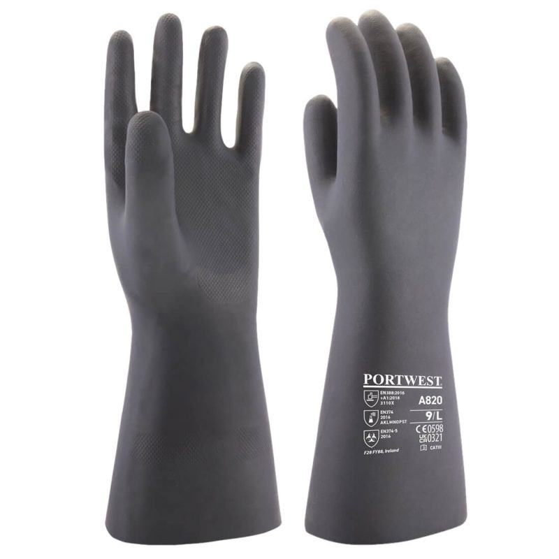 A820 - Luva neoprene para produtos quimicos
